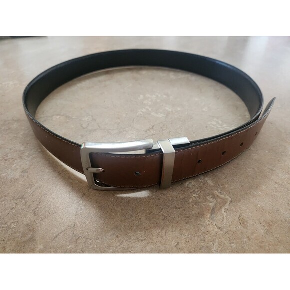 Tahari Mens Belt Reversible Brown/Black Size 38 Used In Very Good Condition - Picture 1 of 4